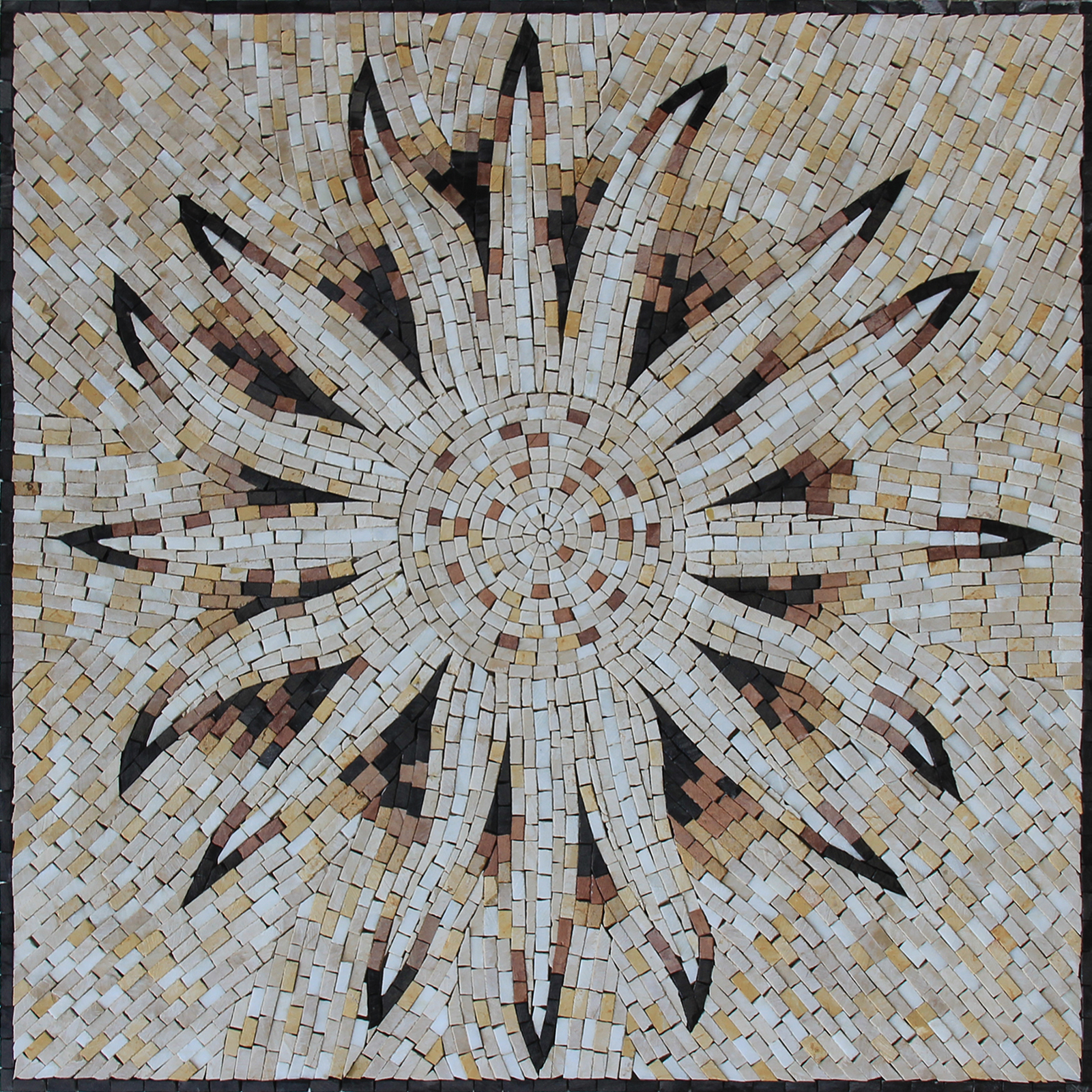 Sun Mosaic Wall Decoration Mosaic Marble