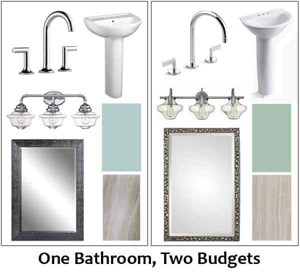 Bath Remodel Cost Bath Renovation Cost One Bathroom Two Budgets