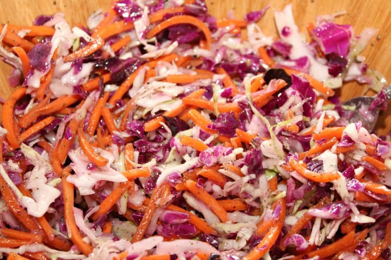 Summer Slaw with Homemade Dill Weed Dressing Moscato Mom