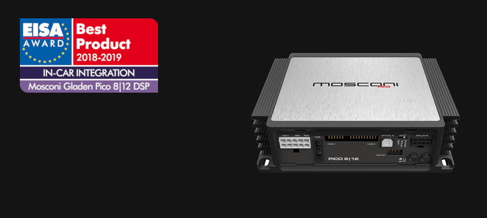 Mosconi Gladen DSP 8to12 Aerospace Sound Wave.