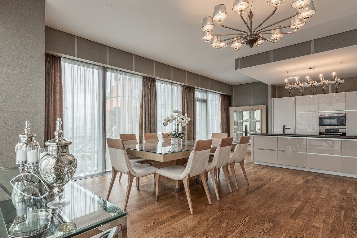 3room apartment 2077 sqft in Moscow City skyscraper
