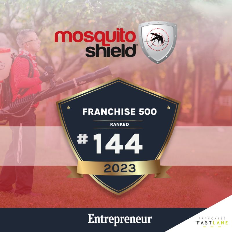 Mosquito Shield recognized as 1 in Pest Control in 2023 Entrepreneur???s