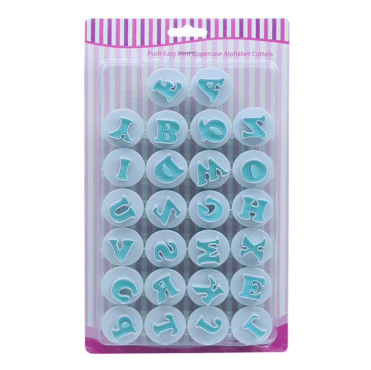 Alphabet (Capital Letter) Fondant Cutter Set Moslawala