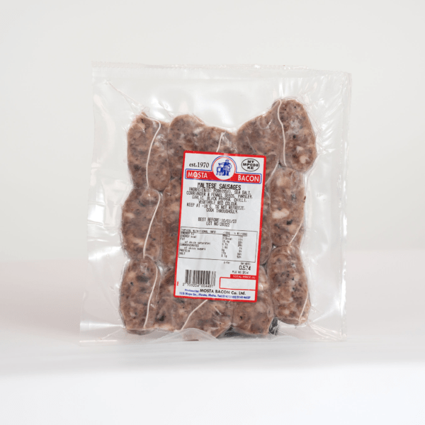 Mini Maltese Sausages Mosta Bacon