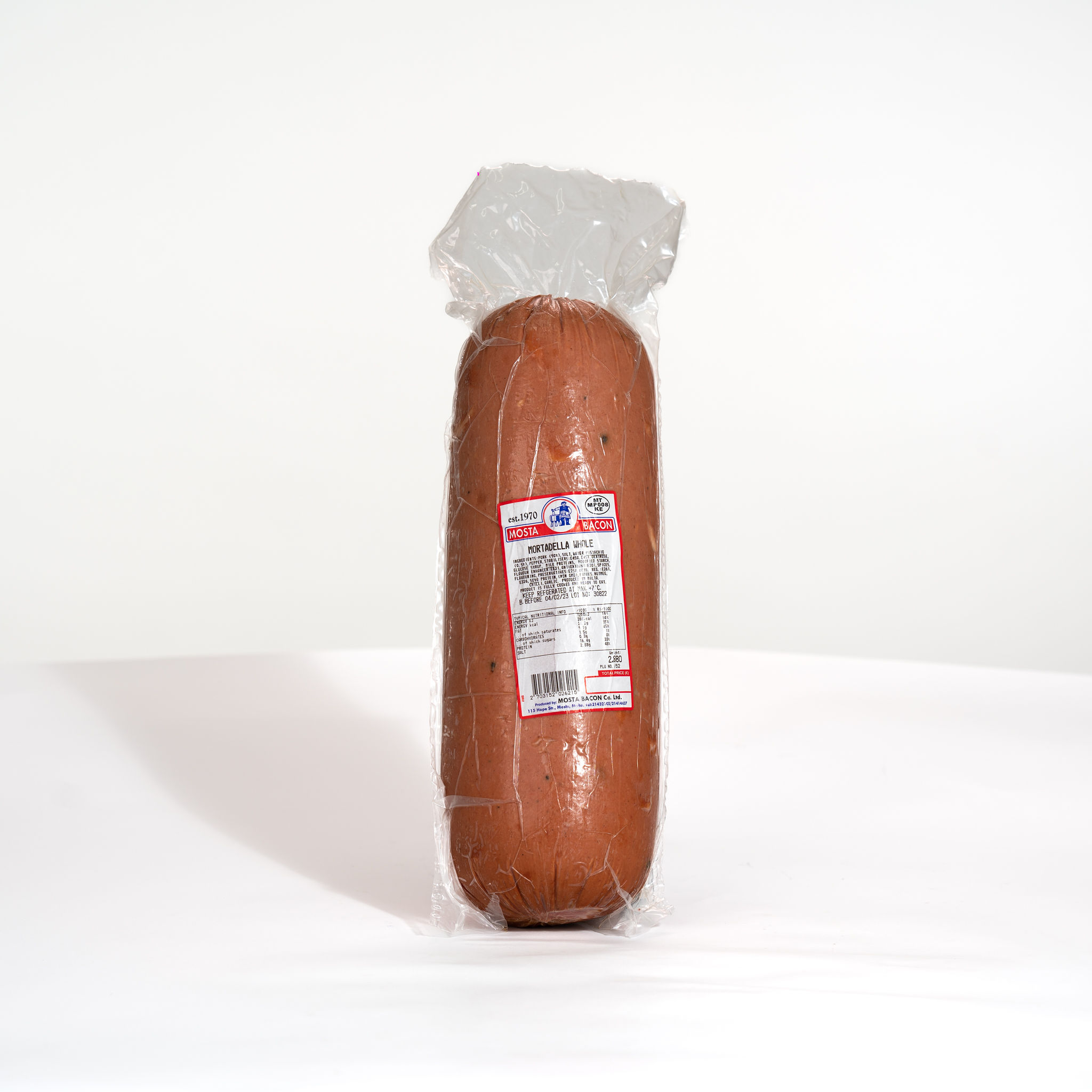 Mortadella Stella Whole Mosta Bacon