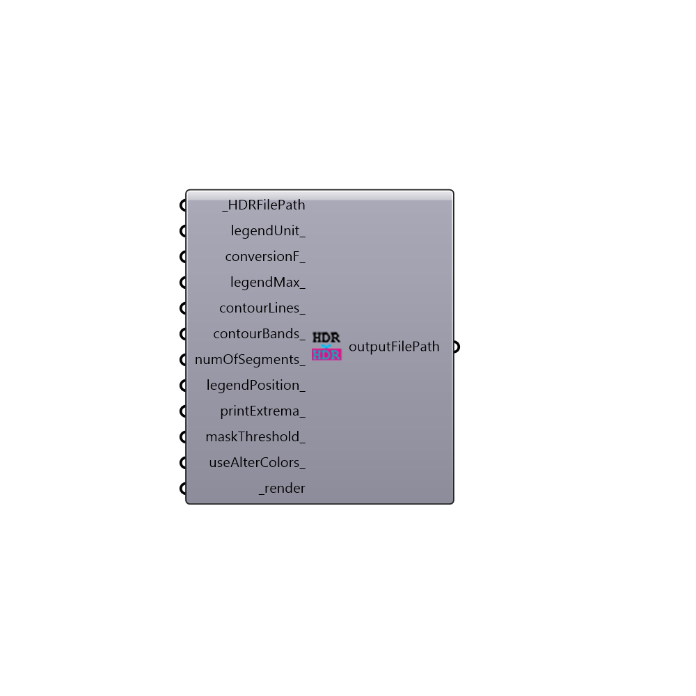 FalseColor ?? Honeybee Primer