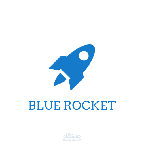 Blue Rocket logo,شعار مستقل