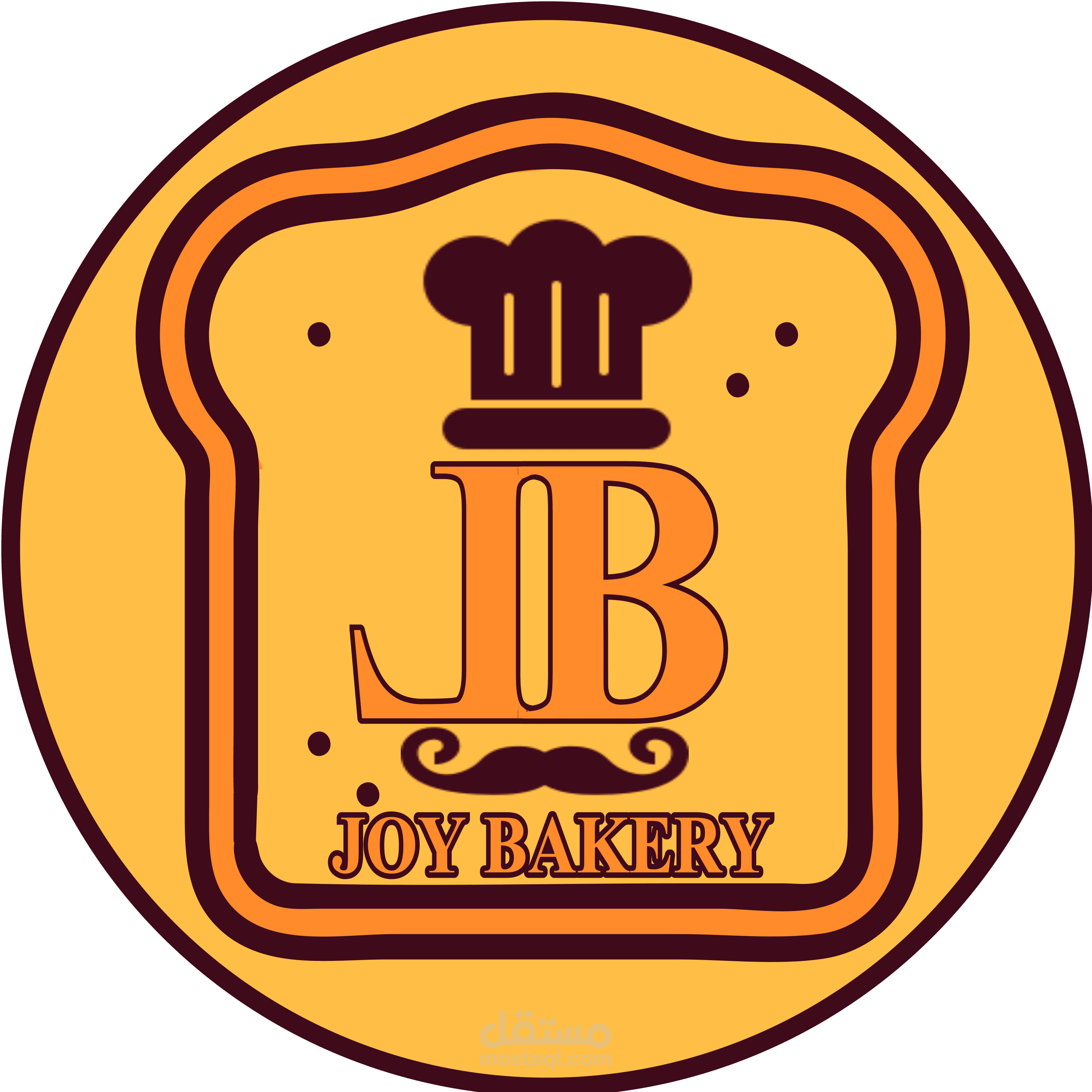 شعار لمخبزة "JOY BAKERY" مستقل