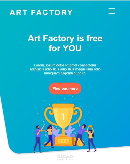 وكالة تصميم جرافيكArt factory مستقل