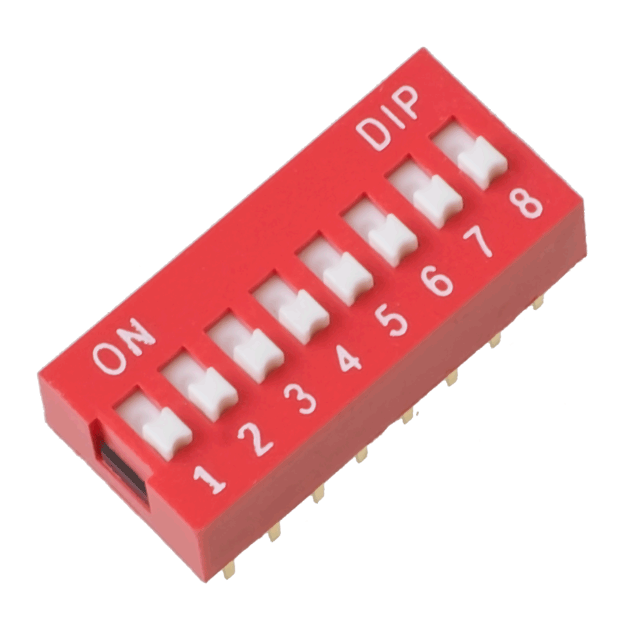 Dip Switch 8 Way - Most Electronics