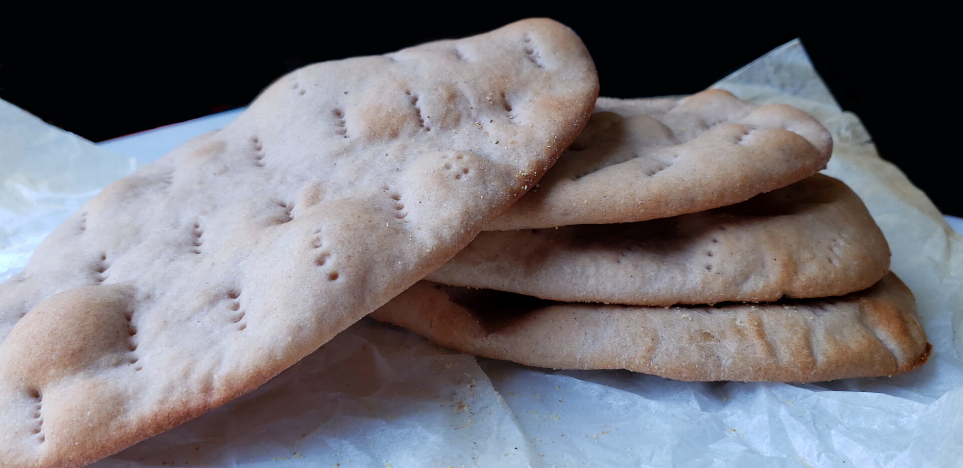Easy 7Ingredient Rustic Blue Corn Flatbread