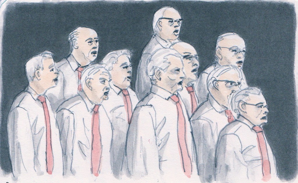 choir Mostly drawing