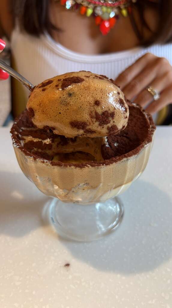 Tiramisu at Spagnoletti