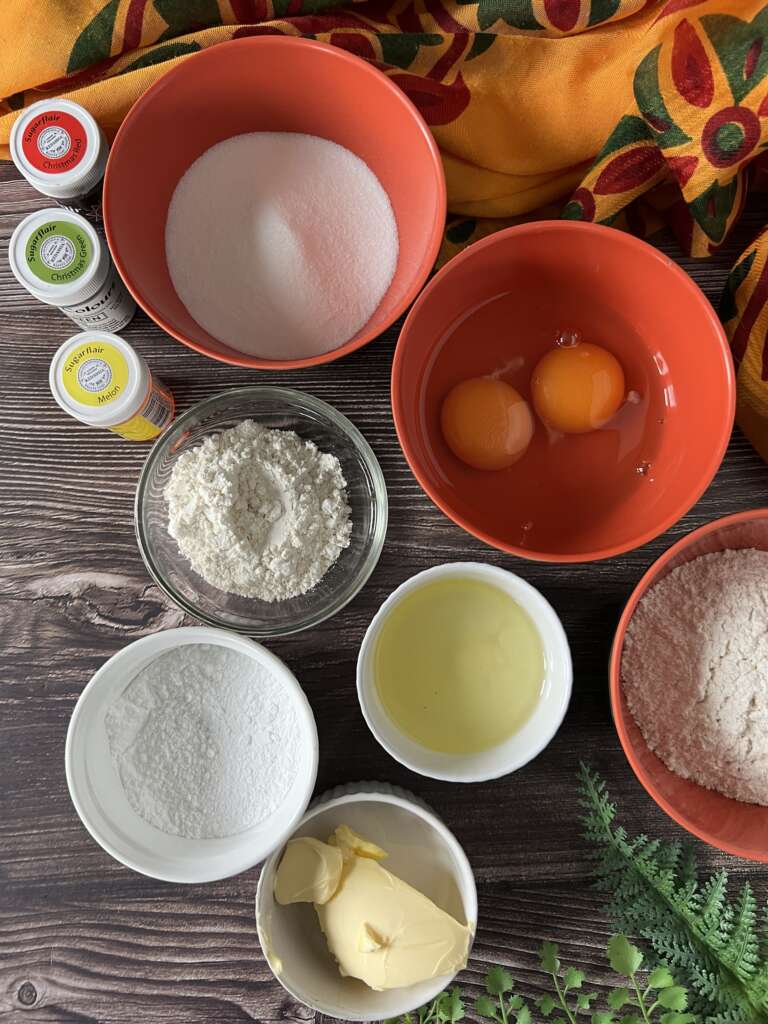 ingredients for swiss roll