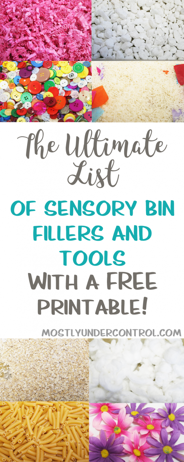 Sensory Bin Ideas All From The Dollar Store Mostly Under Control