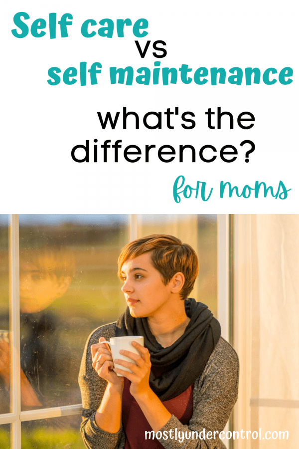 selfcarevsselfmaintenance Mostly Under Control