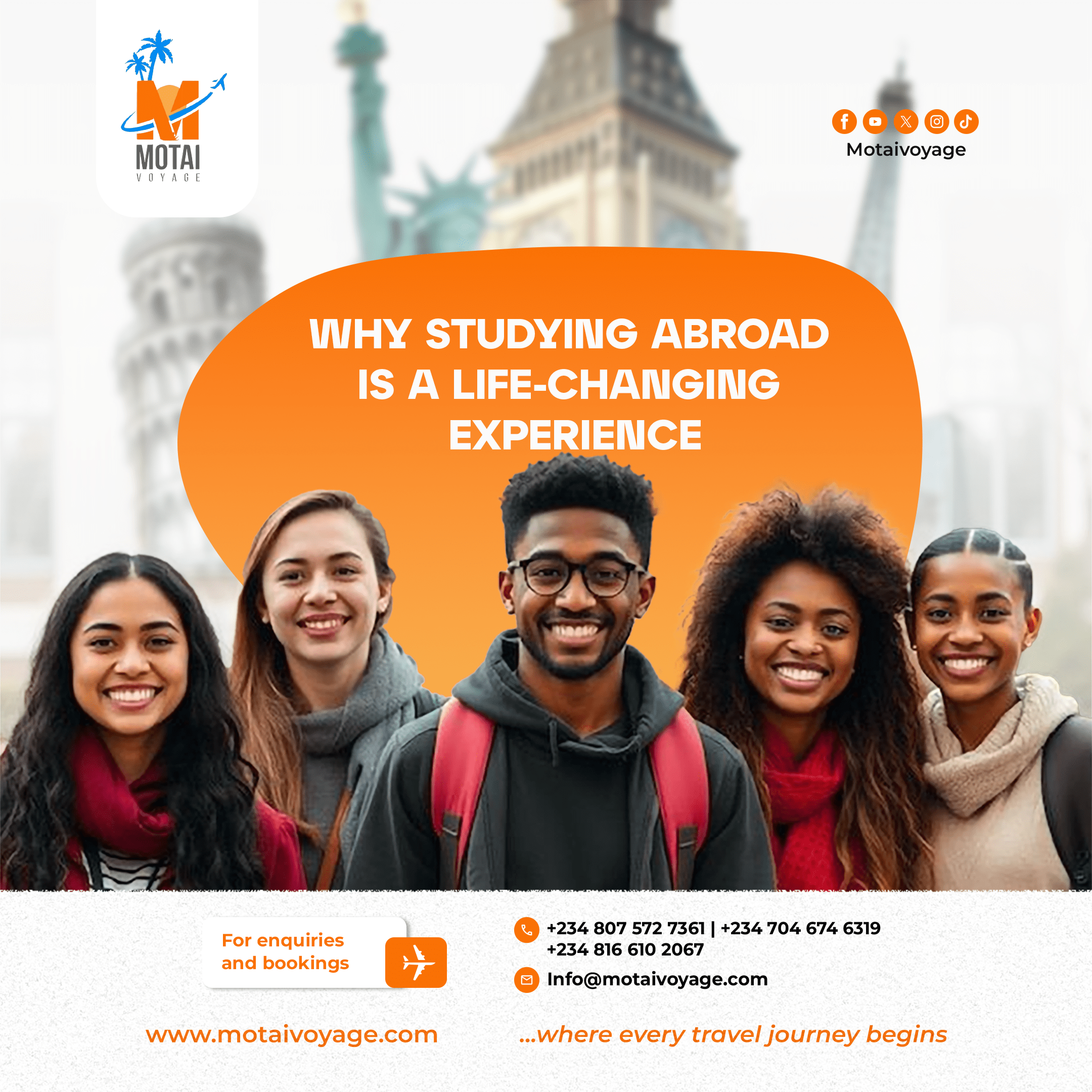 Why Studying Abroad is a LifeChanging Experience. Motaivoyage
