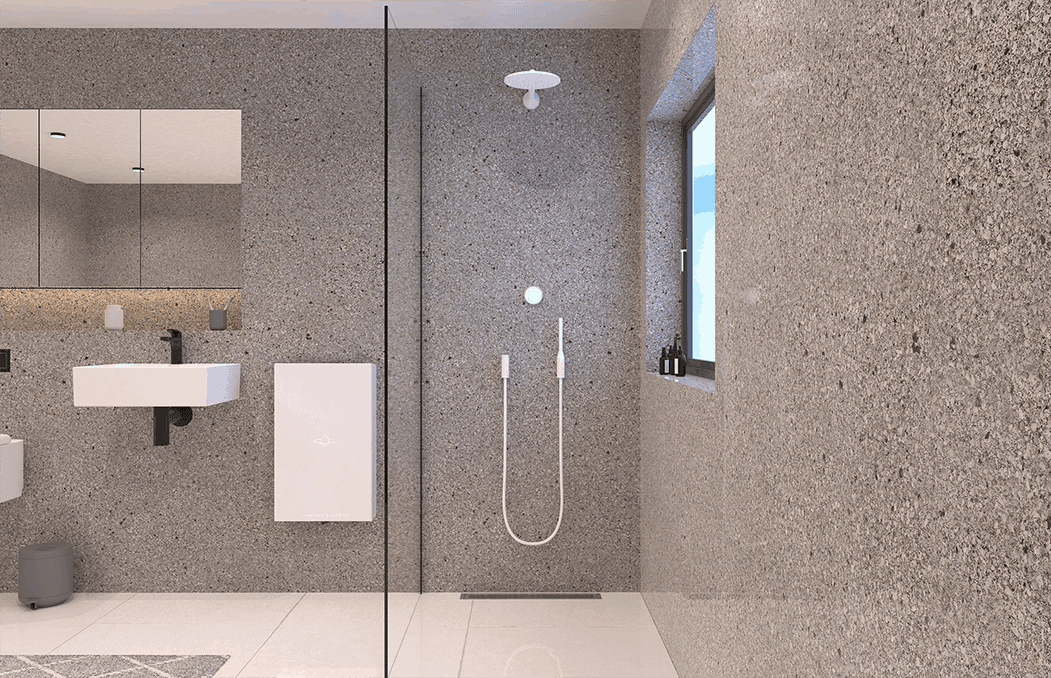 Orbital Dusch Pris Orbital Shower installeras i Sveriges första hållbara anläggning med