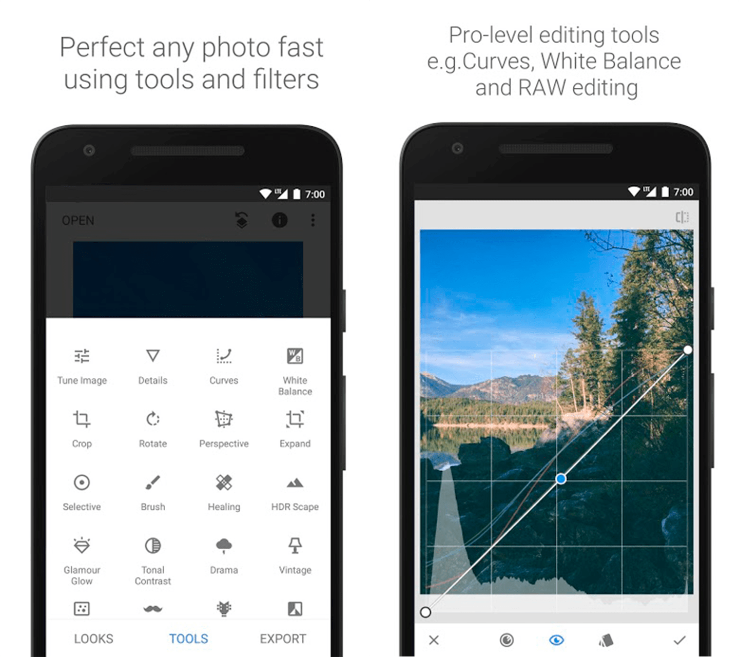 Snapseed Una app de edición de fotografía hecha por Google Mother Brand