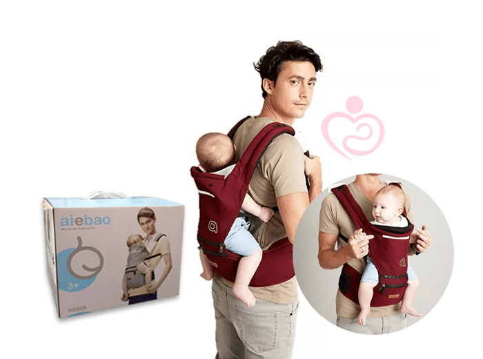 Aiebao Quality Baby Hipseat Baby Carrier Red,Brown,Navy Blue
