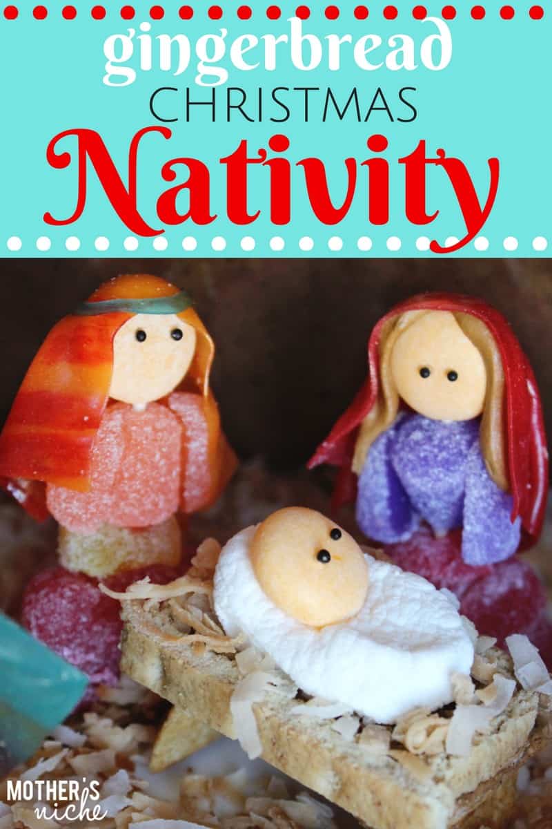 Easy and Adorable GINGERBREAD NATIVITY + the BEST Gingerbread and royal