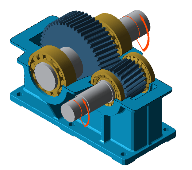 The Influence of Bearing Selection on Gear Modifications Motion Drives