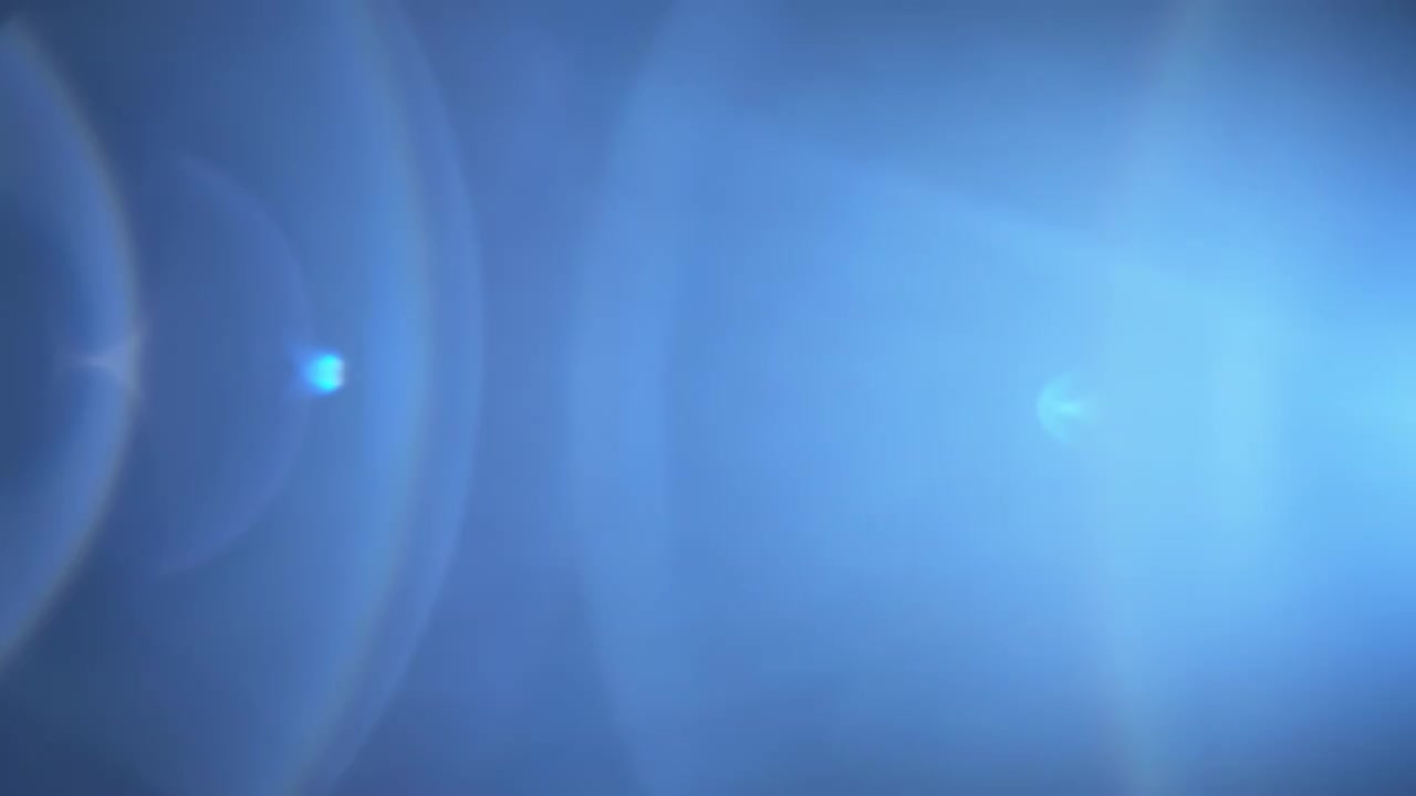 Beautiful Overlays Of Blue Lens Flares Stock Video Motion Array