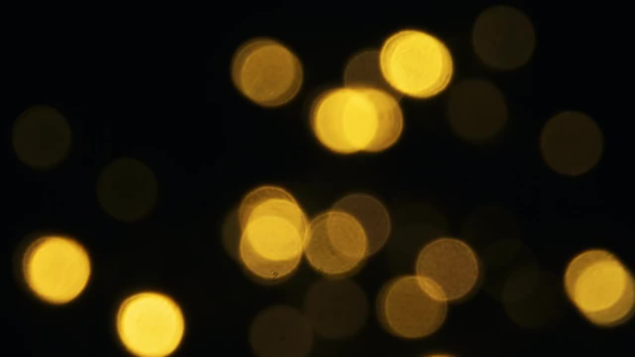 Defocused Blinking Yellow Lights Stock Video Motion Array