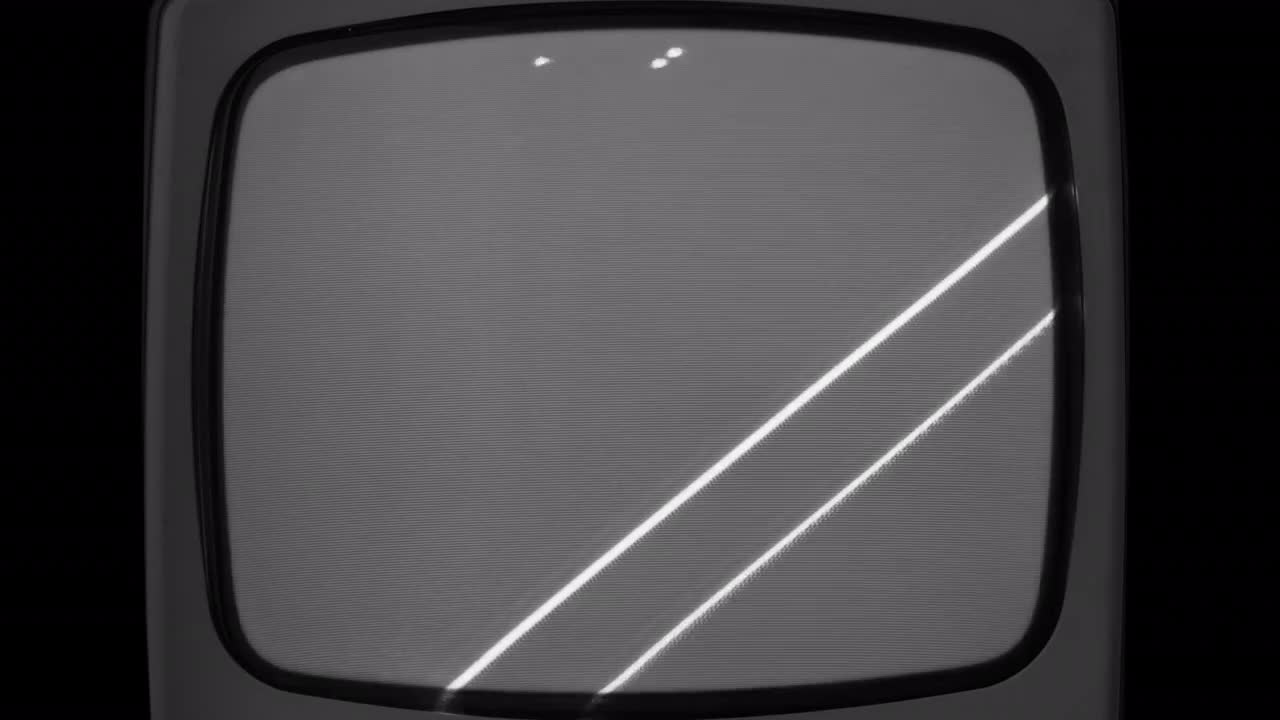 BlackAndWhite Television Screen Static Stock Video Motion Array