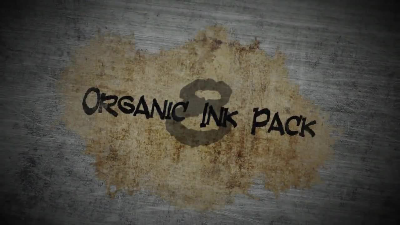 Organic Ink Pack Stock Motion Graphics Motion Array