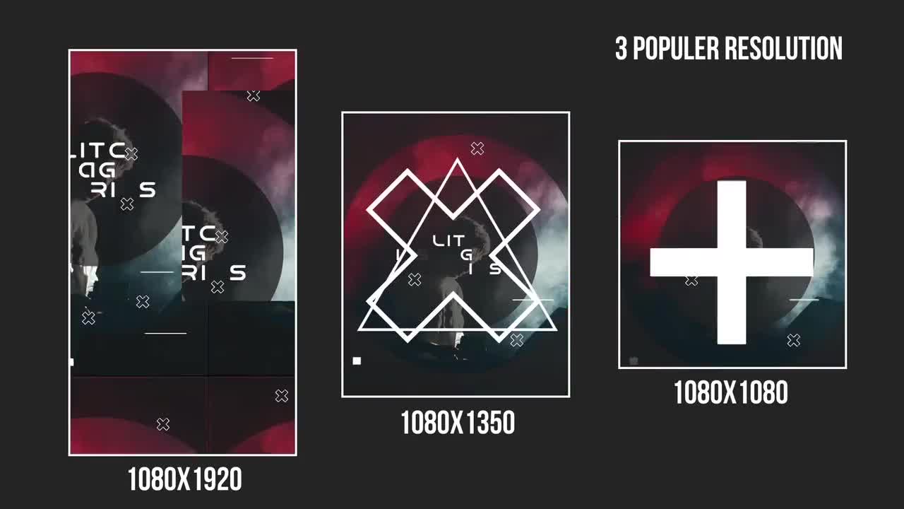 Glitch Instagram Stories After Effects Templates Motion Array