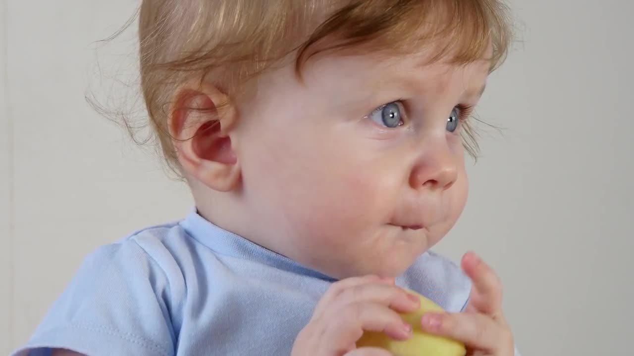 Hungry Baby Stock Video Motion Array