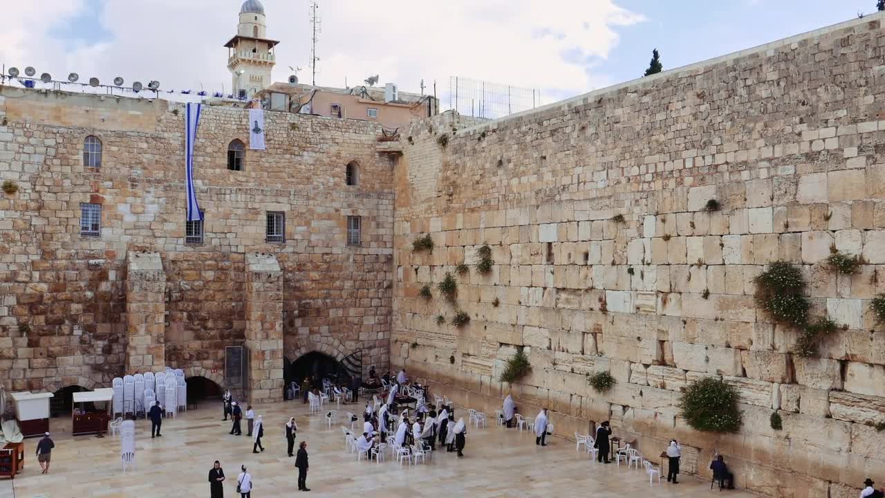 Western Wall In Jerusalem Stock Video Motion Array