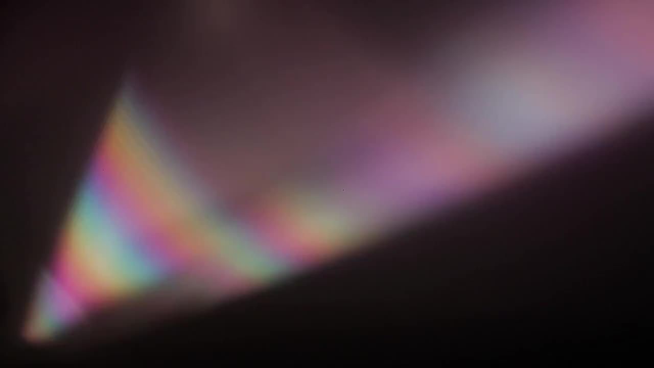 Rainbow Light Leak Overlay Stock Video Motion Array