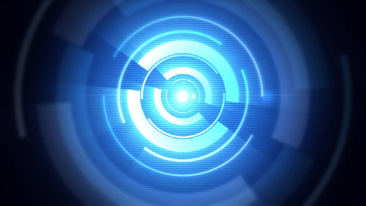 Digital Blue Circles Stock Motion Graphics Motion Array