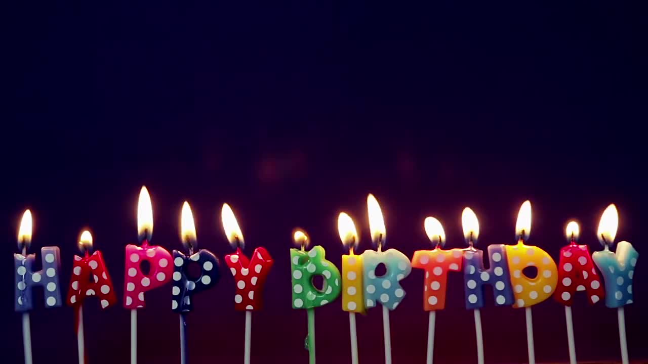 Happy Birthday Stock Video Motion Array