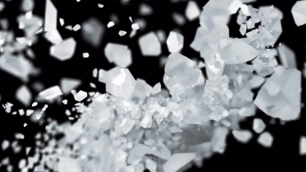 Ice Chips Burst Stock Motion Graphics Motion Array