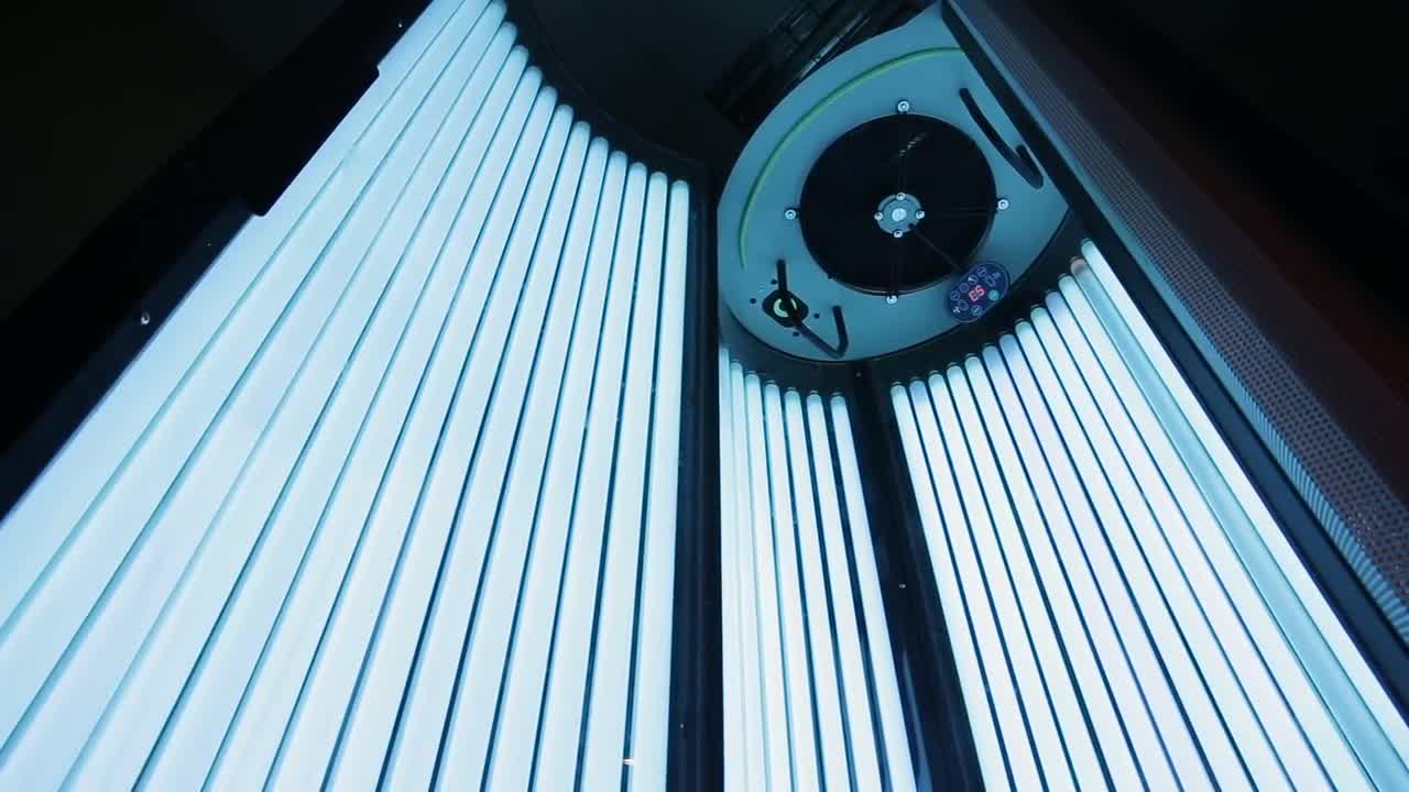 Tanning Booth Stock Video Motion Array