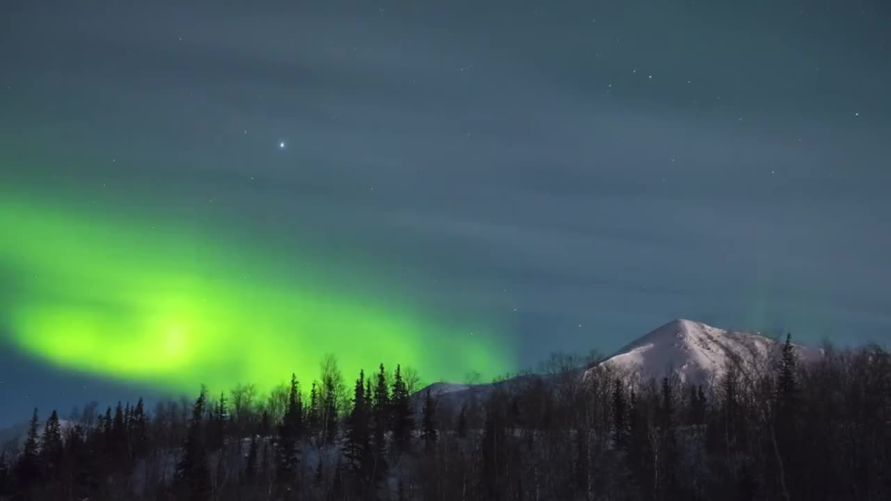 Northern Lights TimeLapse Stock Video Motion Array
