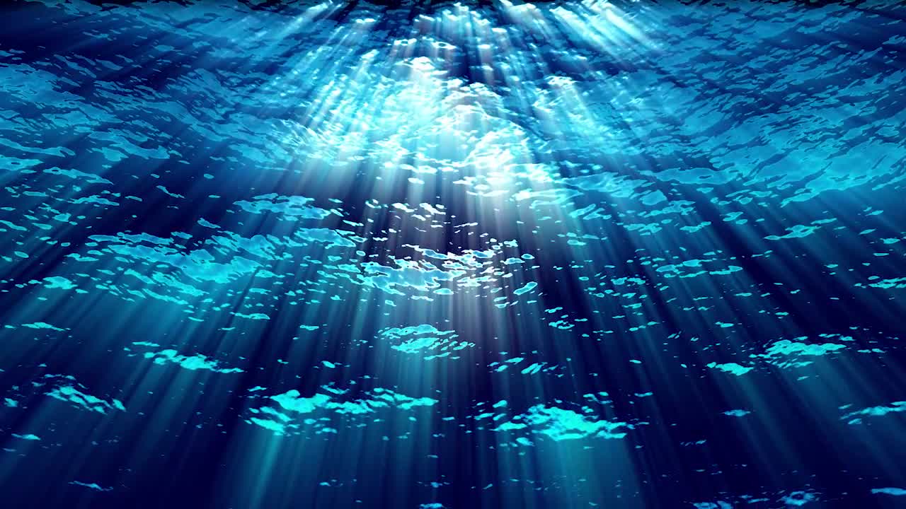 Sunlight Underwater Stock Motion Graphics Motion Array