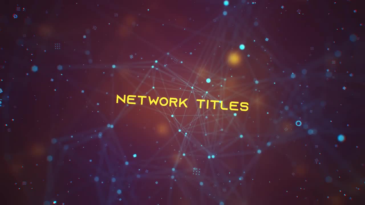 Network Titles After Effects Templates Motion Array