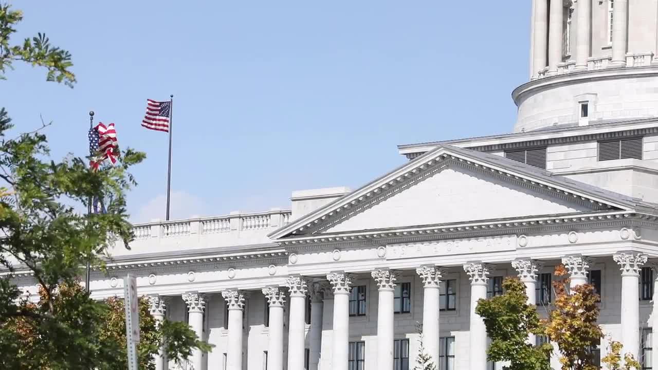 Government Building In Utah Stock Video Motion Array