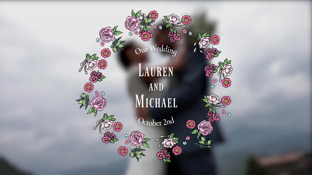 Floral Wedding Titles Pack Premiere Pro Templates Motion Array