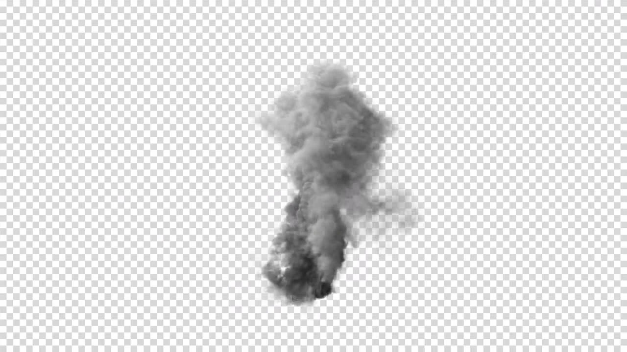 Smoke Plume On Alpha Stock Motion Graphics Motion Array