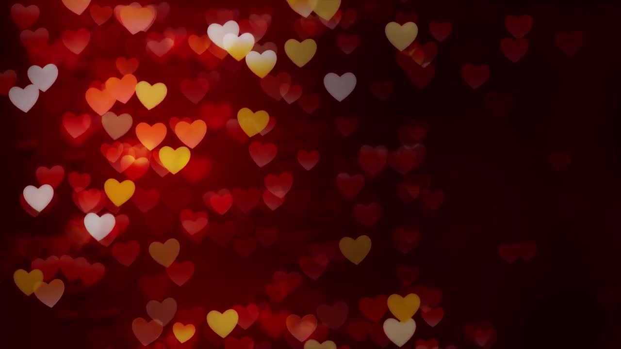 Floating Hearts Background Stock Motion Graphics Motion Array