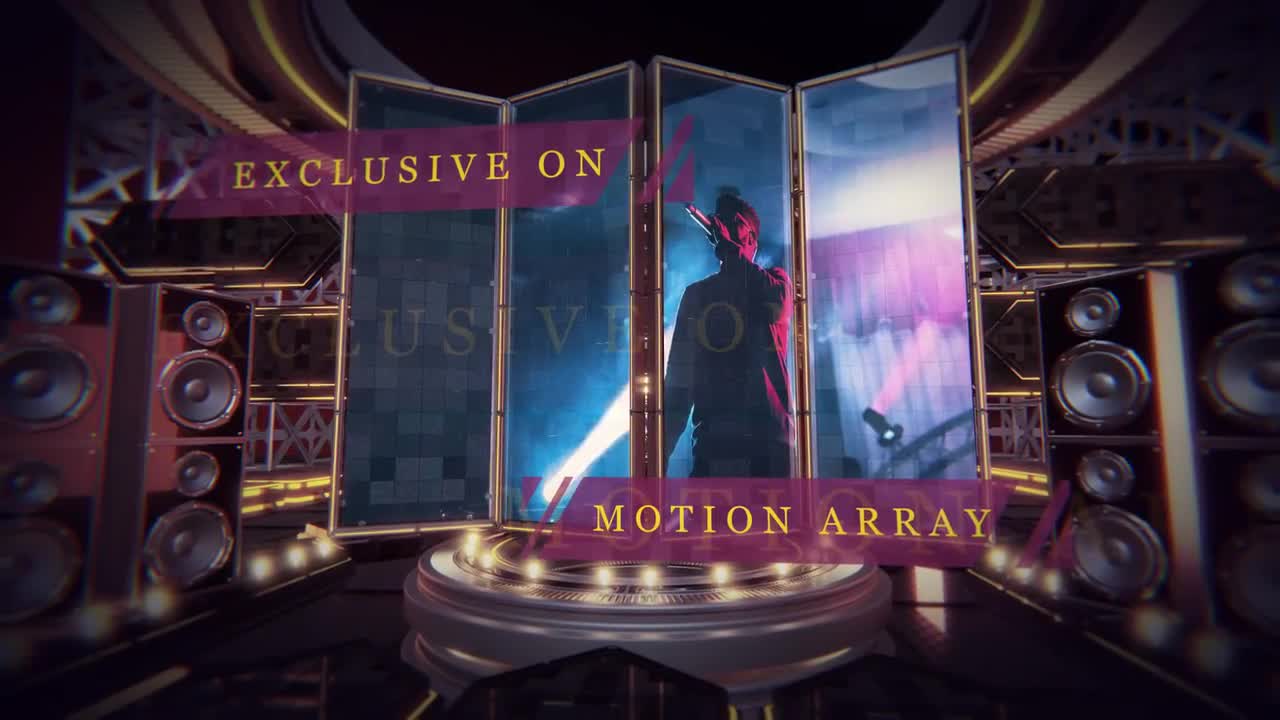 Music Show Opener After Effects Templates Motion Array