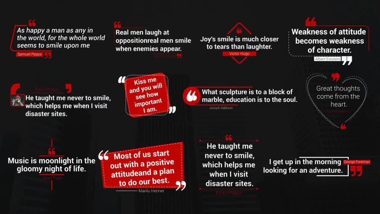 Minimal Quotes Title Designs After Effects Templates Motion Array