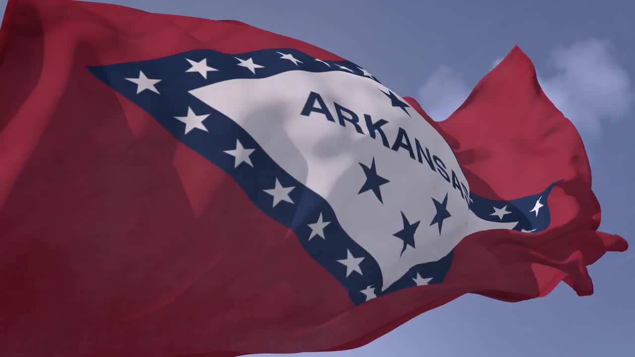 Arkansas Flag Stock Motion Graphics Motion Array
