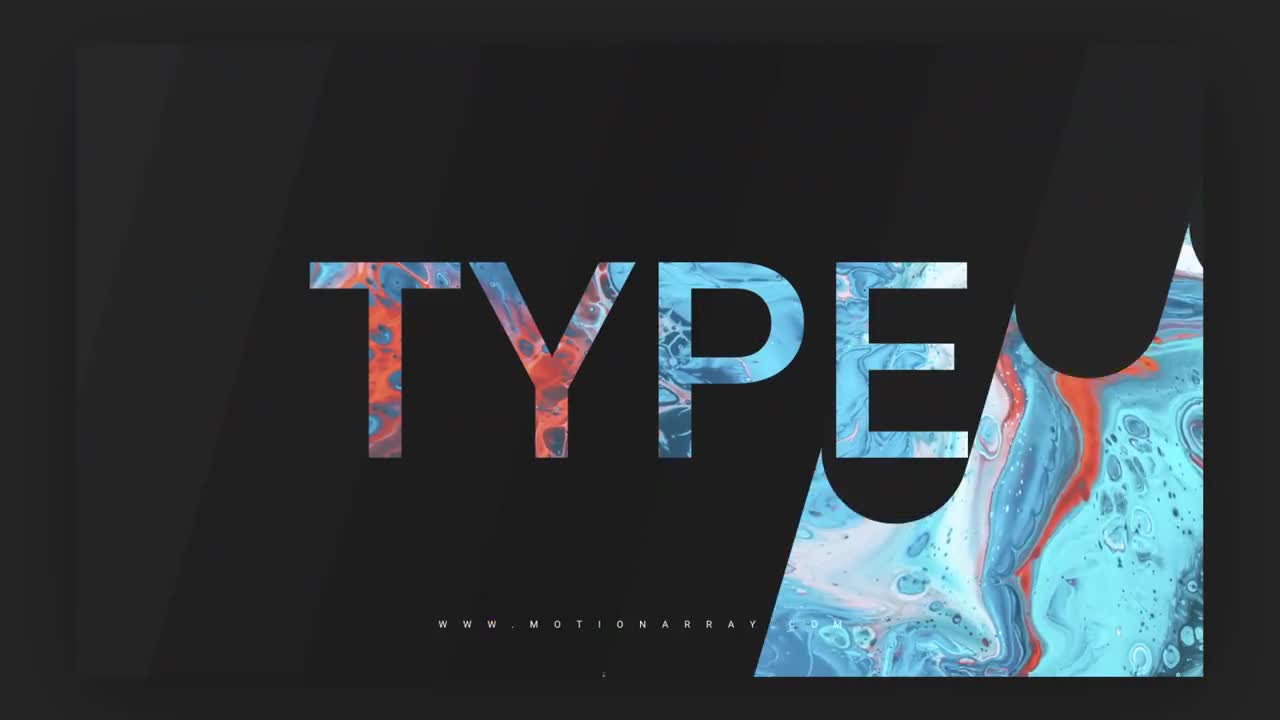 Typography Slides After Effects Templates Motion Array