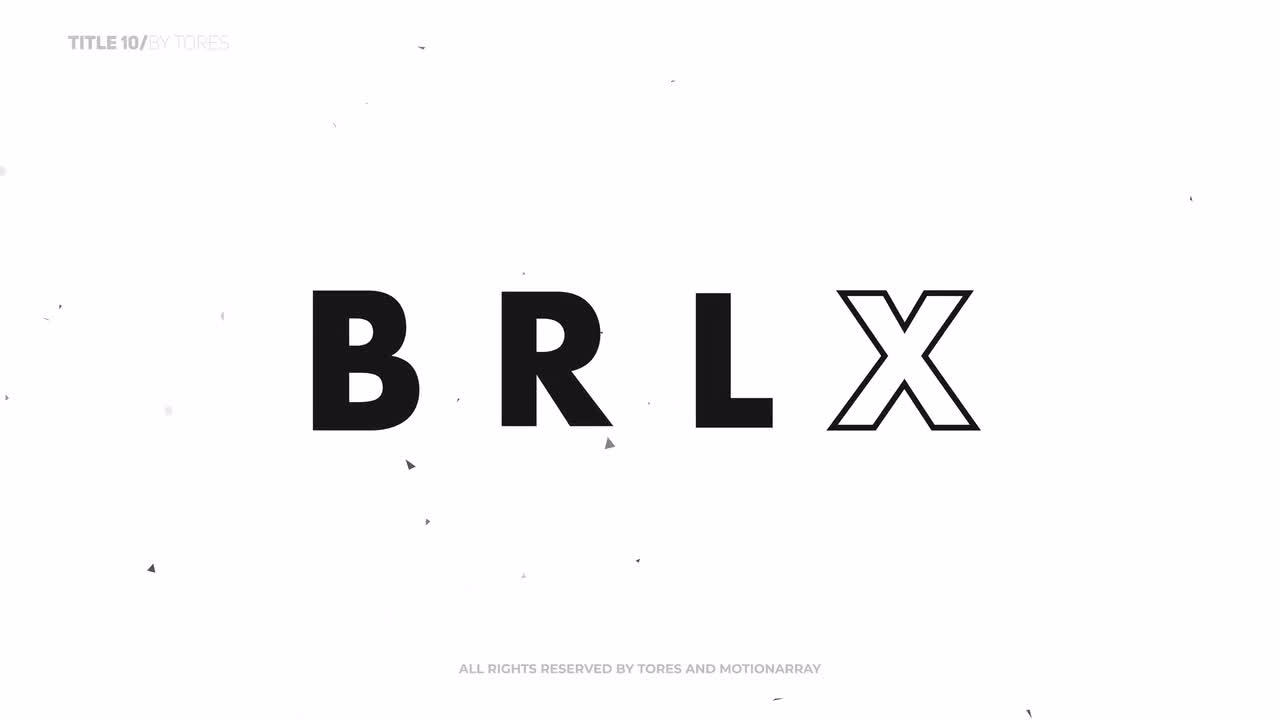 Typography Titles V6 BrutalX Motion Graphics Templates